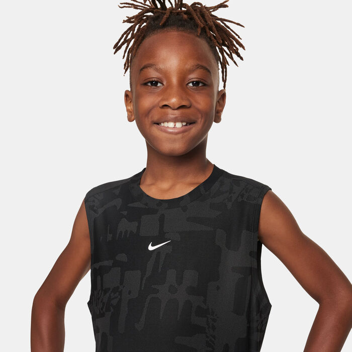 Nike Kids' Multi Training Top Black Nike Kids' Multi Training Top Black image number 2
