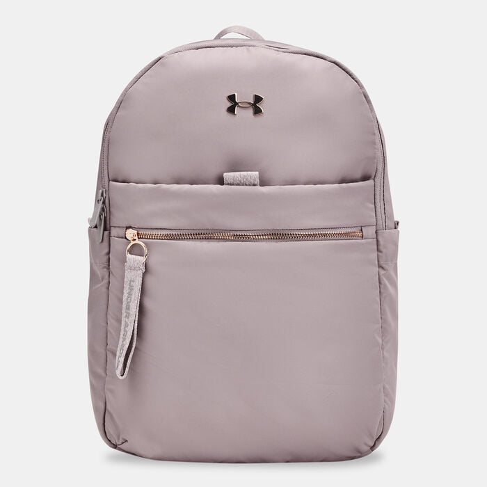 Under Armour Women's Studio Campus Backpack Grey Under Armour Women's Studio Campus Backpack Grey image number 0