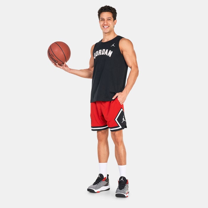 Jordan Men's Dri-FIT Sport Diamond Shorts Red Jordan Men's Dri-FIT Sport Diamond Shorts Red image number 2