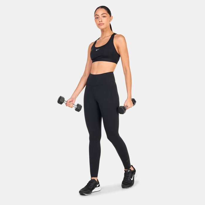 Nike Women's Swoosh Light-Support Training Sports Bra Black Nike Women's Swoosh Light-Support Training Sports Bra Black image number 2